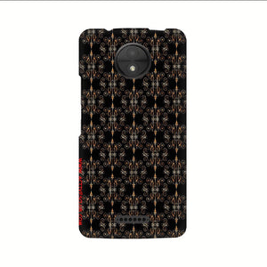 Block Print Black Symmetry   ---   Sony Nokia Lenovo Moto HTC Huawei - Mobile Back Cover