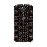 Block Print Black Symmetry   ---   Sony Nokia Lenovo Moto HTC Huawei - Mobile Back Cover