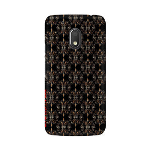 Block Print Black Symmetry   ---   Sony Nokia Lenovo Moto HTC Huawei - Mobile Back Cover