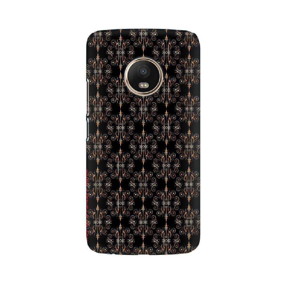 Block Print Black Symmetry   ---   Sony Nokia Lenovo Moto HTC Huawei - Mobile Back Cover