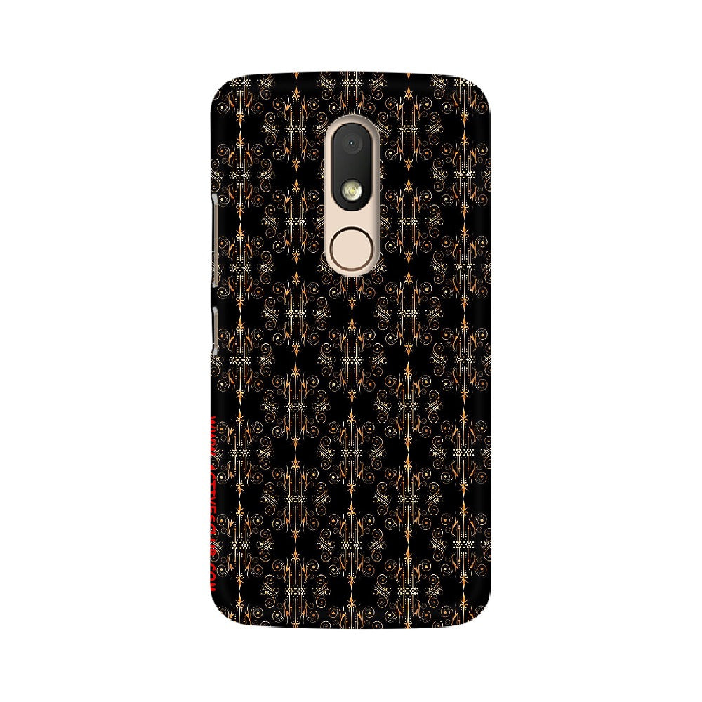 Block Print Black Symmetry   ---   Sony Nokia Lenovo Moto HTC Huawei - Mobile Back Cover