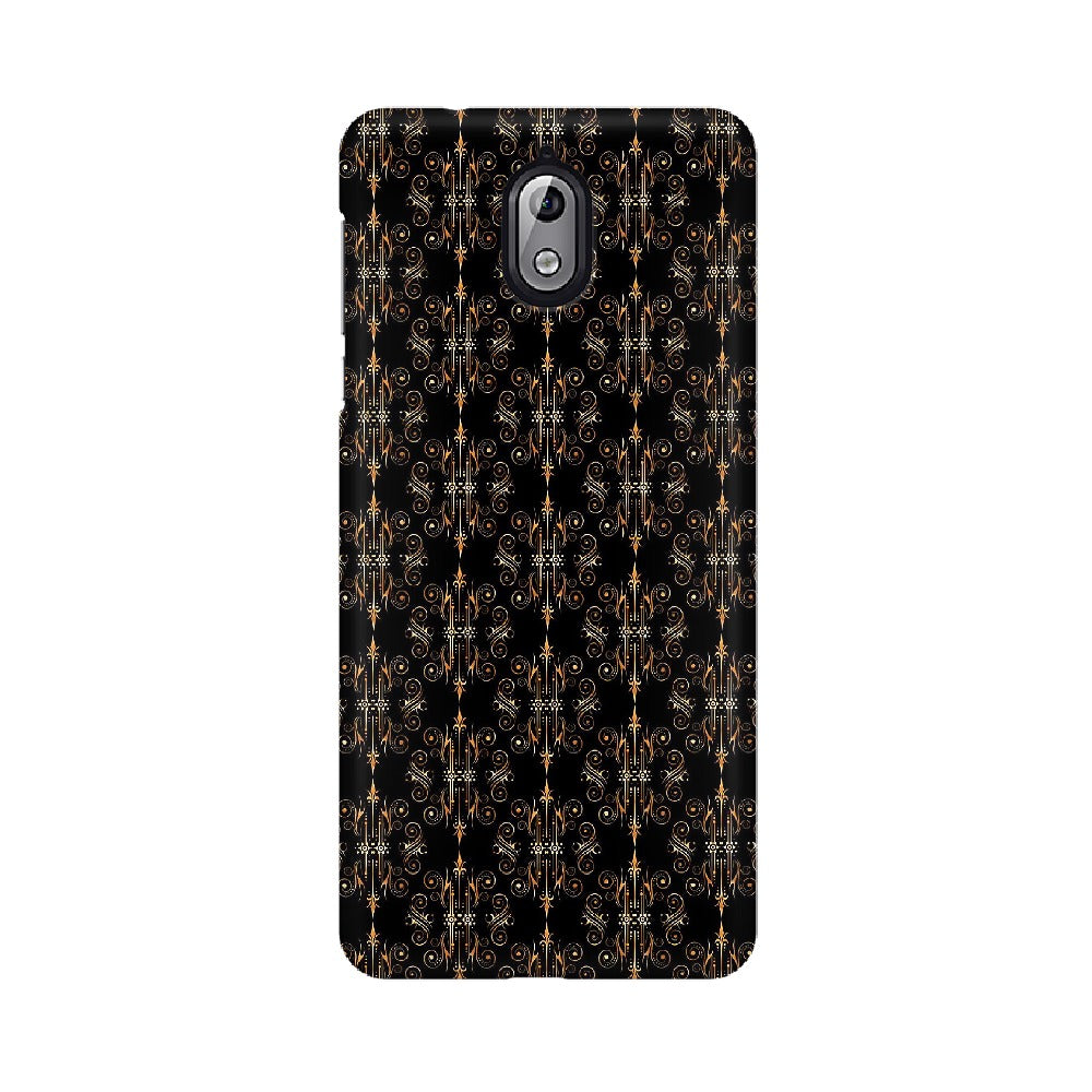 Block Print Black Symmetry   ---   Sony Nokia Lenovo Moto HTC Huawei - Mobile Back Cover