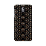 Block Print Black Symmetry   ---   Sony Nokia Lenovo Moto HTC Huawei - Mobile Back Cover