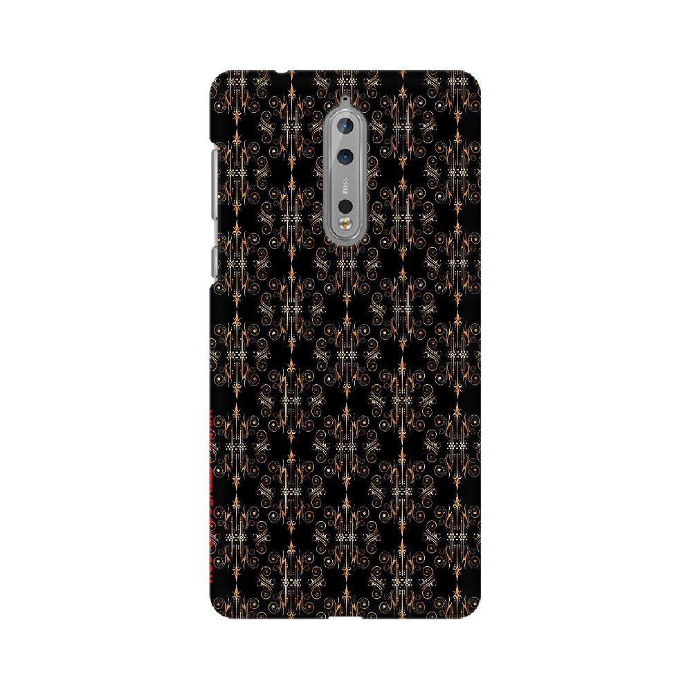 Block Print Black Symmetry   ---   Sony Nokia Lenovo Moto HTC Huawei - Mobile Back Cover