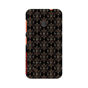 Block Print Black Symmetry   ---   Sony Nokia Lenovo Moto HTC Huawei - Mobile Back Cover