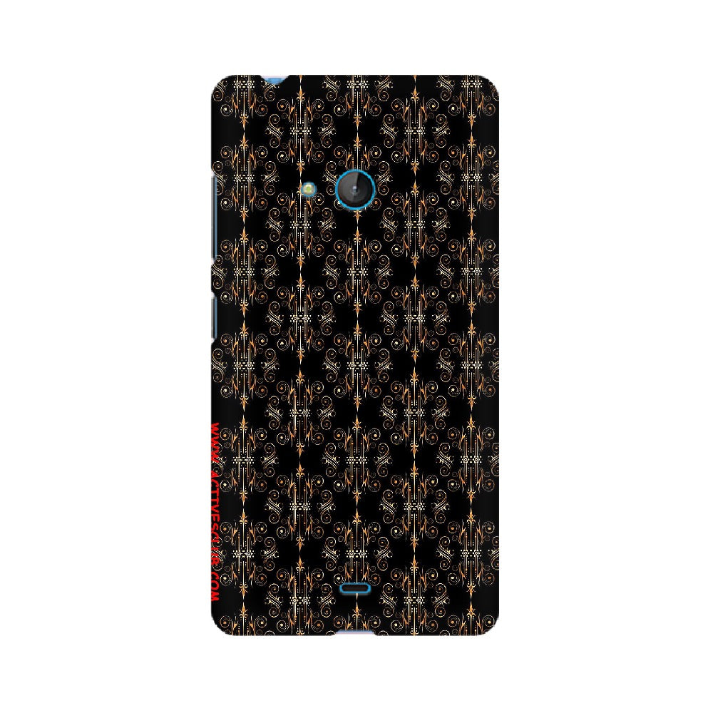 Block Print Black Symmetry   ---   Sony Nokia Lenovo Moto HTC Huawei - Mobile Back Cover