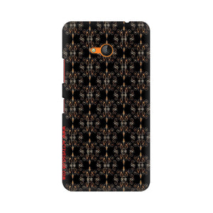 Block Print Black Symmetry   ---   Sony Nokia Lenovo Moto HTC Huawei - Mobile Back Cover