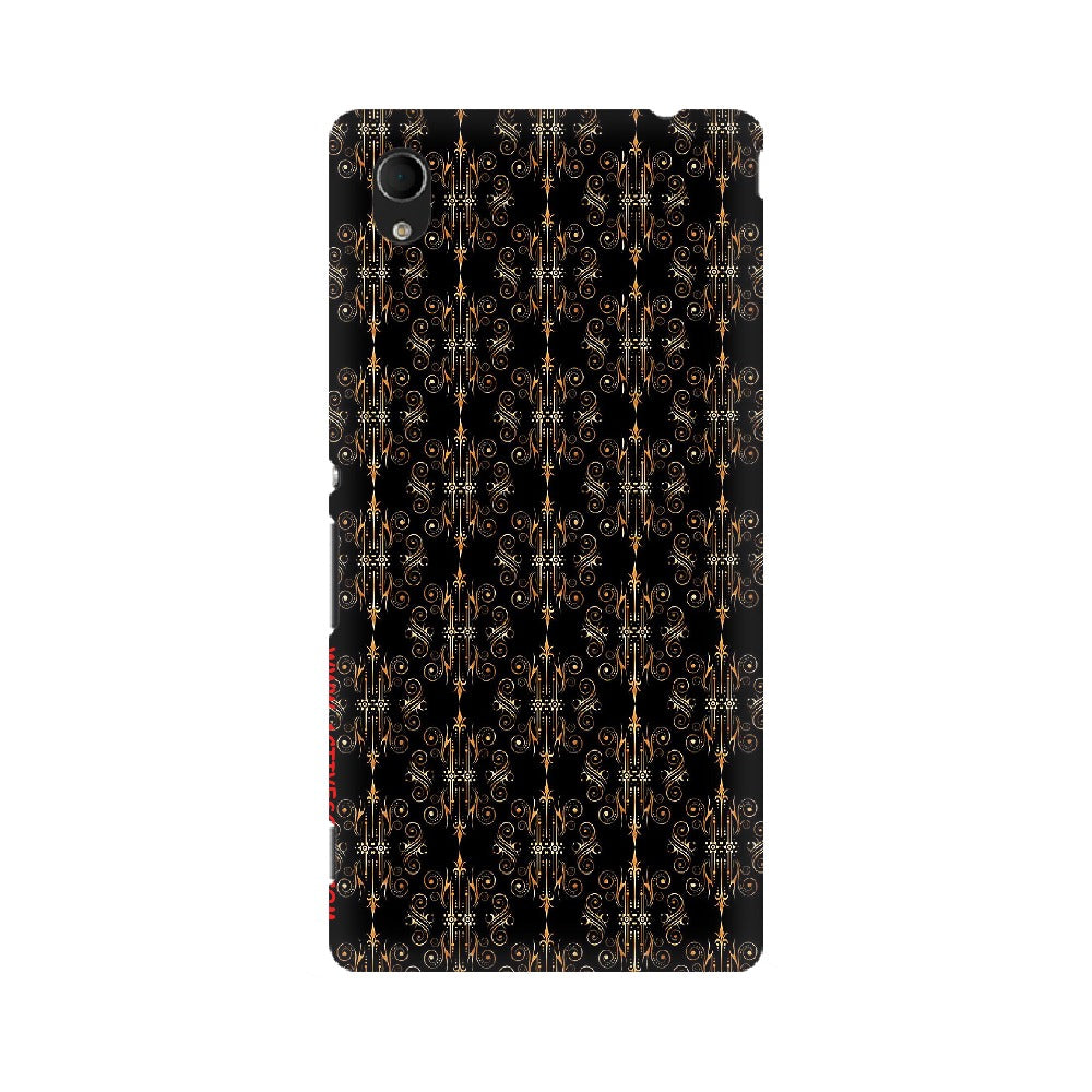 Block Print Black Symmetry   ---   Sony Nokia Lenovo Moto HTC Huawei - Mobile Back Cover