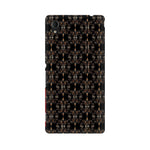 Block Print Black Symmetry   ---   Sony Nokia Lenovo Moto HTC Huawei - Mobile Back Cover