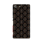 Block Print Black Symmetry   ---   Sony Nokia Lenovo Moto HTC Huawei - Mobile Back Cover