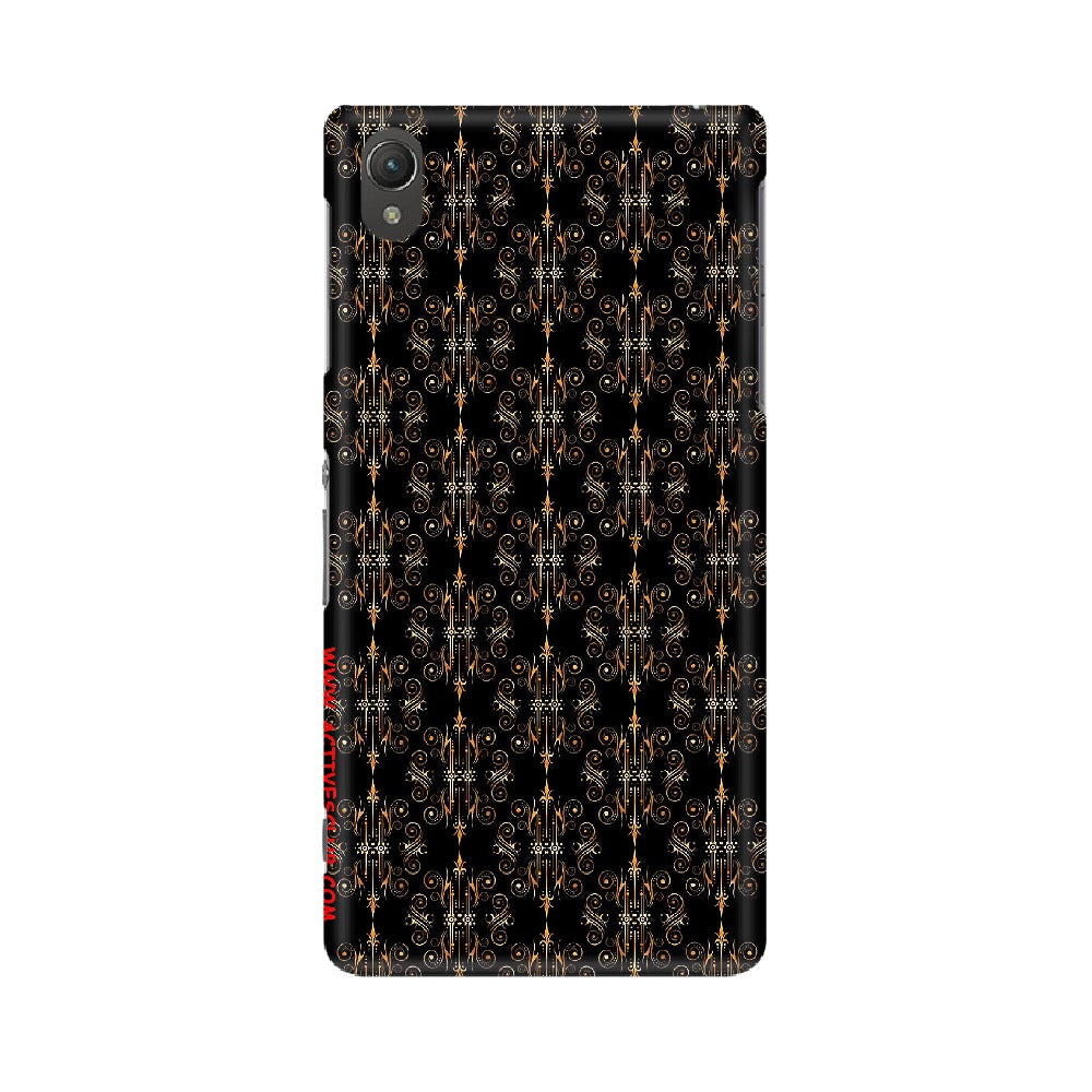 Block Print Black Symmetry   ---   Sony Nokia Lenovo Moto HTC Huawei - Mobile Back Cover