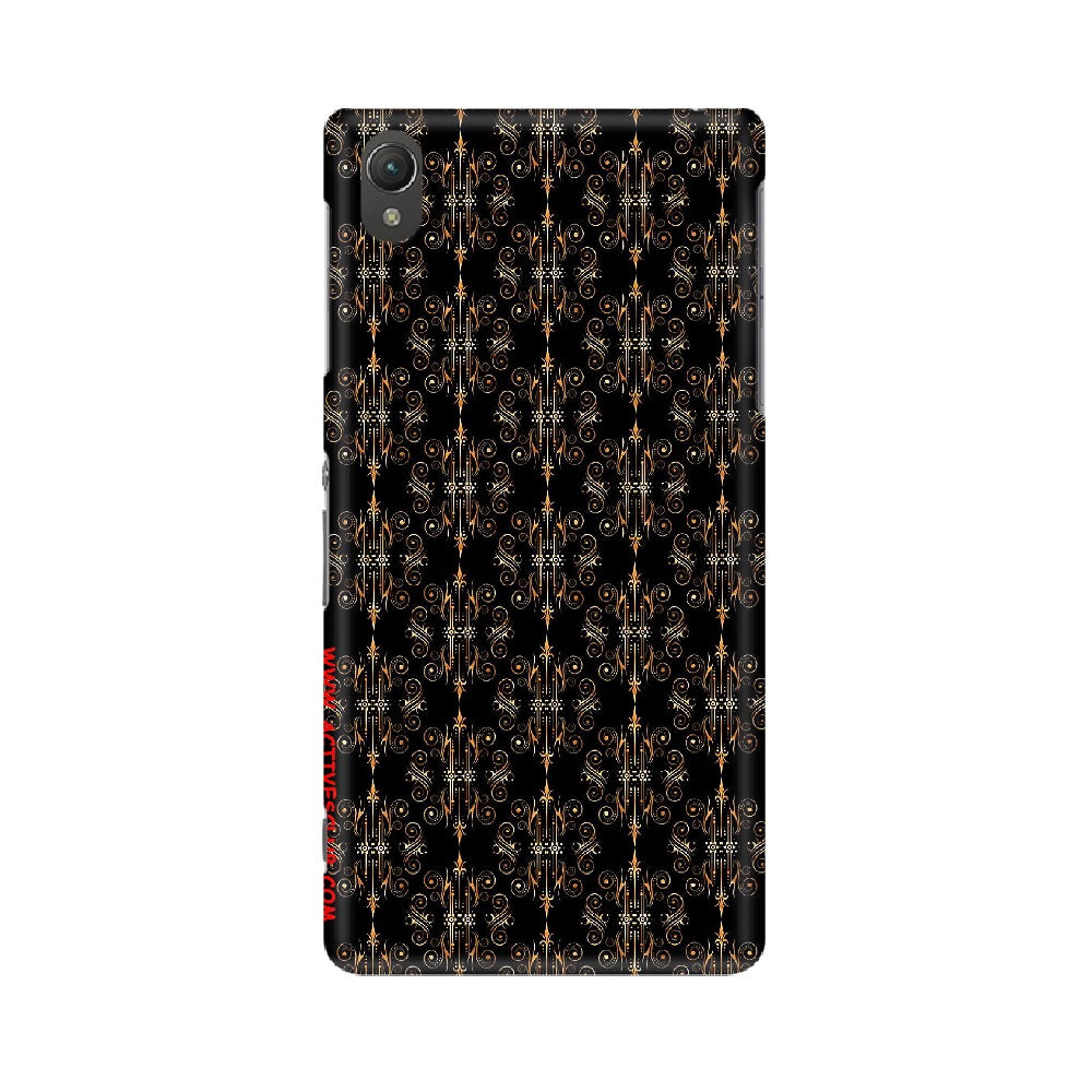 Block Print Black Symmetry   ---   Sony Nokia Lenovo Moto HTC Huawei - Mobile Back Cover