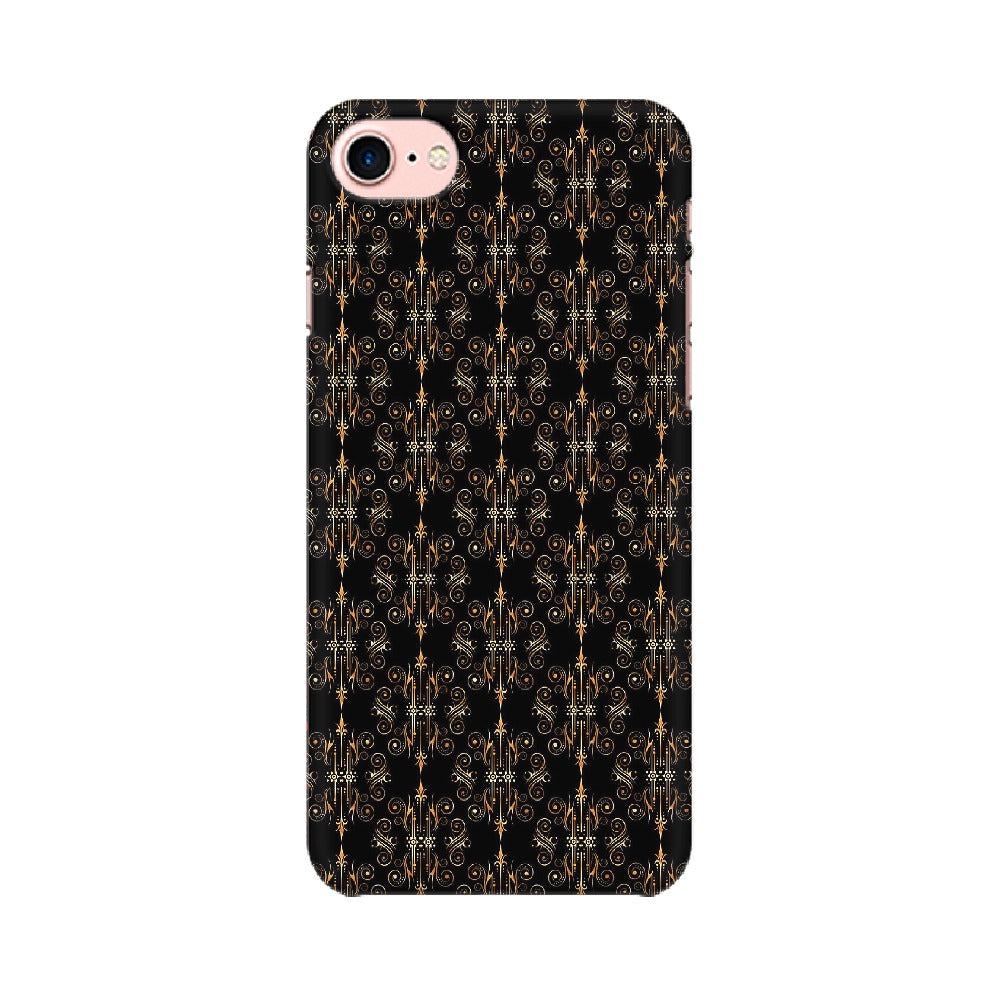 Block Print Black Symmetry   ---   Apple XioMi RealMe Oppo Vivo - Mobile Back Cover