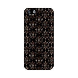 Block Print Black Symmetry   ---   Apple XioMi RealMe Oppo Vivo - Mobile Back Cover