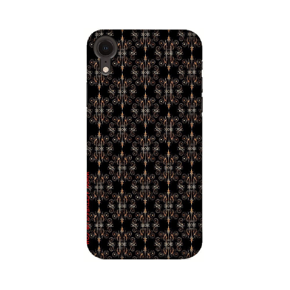 Block Print Black Symmetry   ---   Apple XioMi RealMe Oppo Vivo - Mobile Back Cover