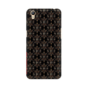 Block Print Black Symmetry   ---   Apple XioMi RealMe Oppo Vivo - Mobile Back Cover