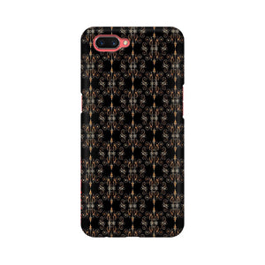 Block Print Black Symmetry   ---   Apple XioMi RealMe Oppo Vivo - Mobile Back Cover