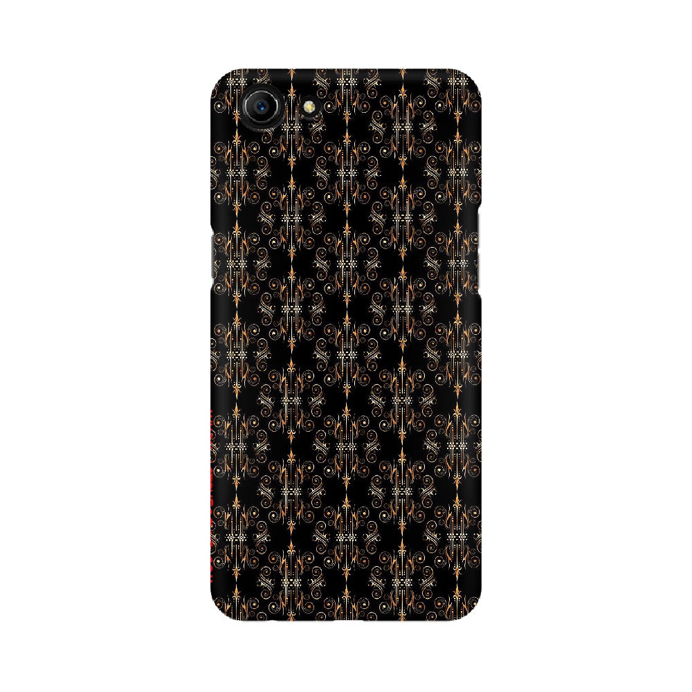 Block Print Black Symmetry   ---   Apple XioMi RealMe Oppo Vivo - Mobile Back Cover