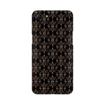 Block Print Black Symmetry   ---   Apple XioMi RealMe Oppo Vivo - Mobile Back Cover