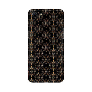 Block Print Black Symmetry   ---   Apple XioMi RealMe Oppo Vivo - Mobile Back Cover