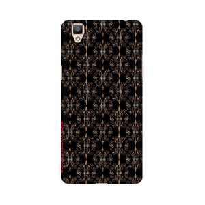 Block Print Black Symmetry   ---   Apple XioMi RealMe Oppo Vivo - Mobile Back Cover