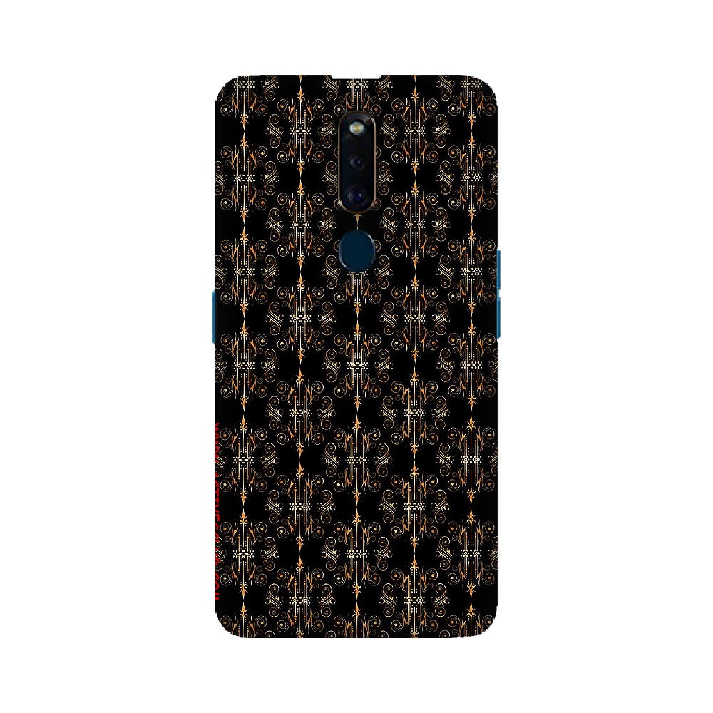 Block Print Black Symmetry   ---   Apple XioMi RealMe Oppo Vivo - Mobile Back Cover