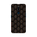 Block Print Black Symmetry   ---   Apple XioMi RealMe Oppo Vivo - Mobile Back Cover