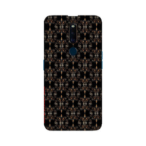 Block Print Black Symmetry   ---   Apple XioMi RealMe Oppo Vivo - Mobile Back Cover