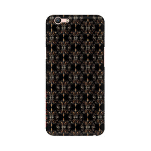 Block Print Black Symmetry   ---   Apple XioMi RealMe Oppo Vivo - Mobile Back Cover