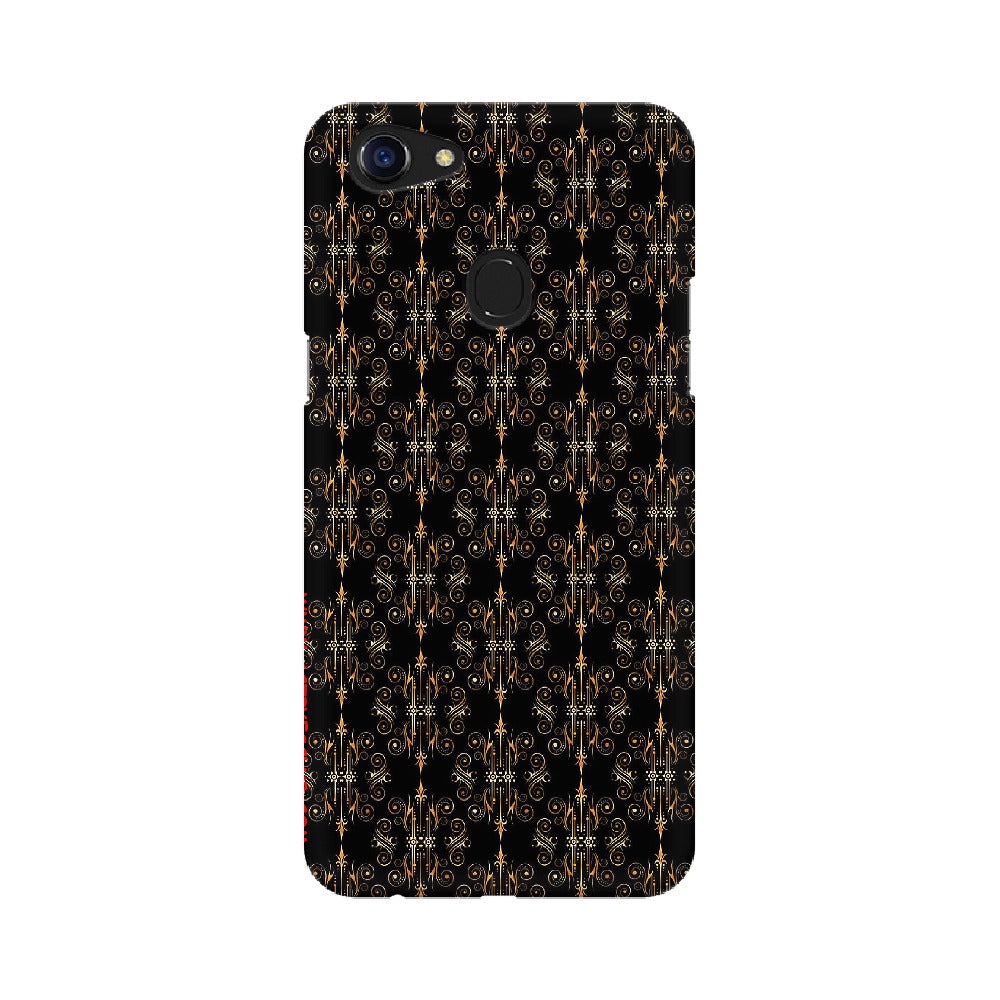 Block Print Black Symmetry   ---   Apple XioMi RealMe Oppo Vivo - Mobile Back Cover