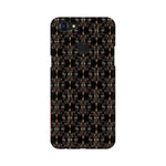 Block Print Black Symmetry   ---   Apple XioMi RealMe Oppo Vivo - Mobile Back Cover