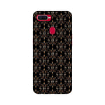 Block Print Black Symmetry   ---   Apple XioMi RealMe Oppo Vivo - Mobile Back Cover