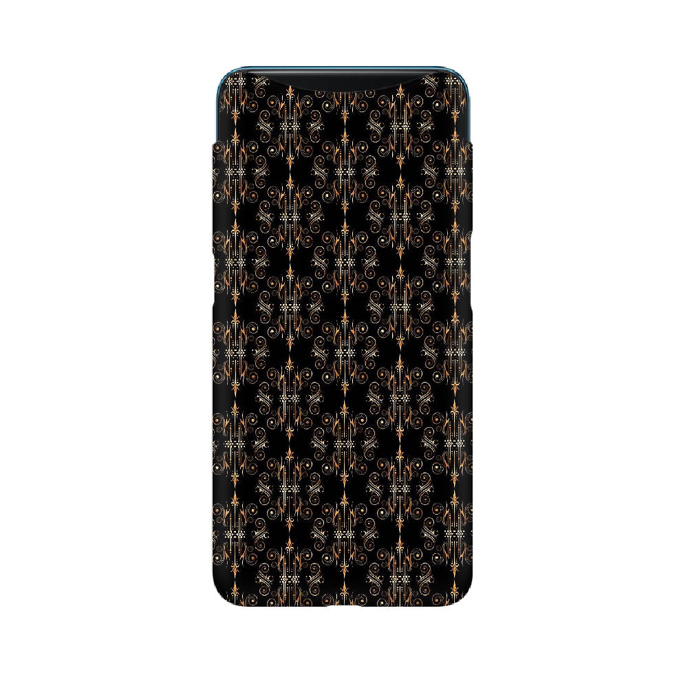 Block Print Black Symmetry   ---   Apple XioMi RealMe Oppo Vivo - Mobile Back Cover