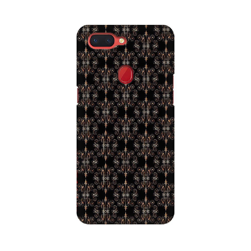 Block Print Black Symmetry   ---   Apple XioMi RealMe Oppo Vivo - Mobile Back Cover