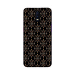 Block Print Black Symmetry   ---   Apple XioMi RealMe Oppo Vivo - Mobile Back Cover