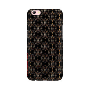 Block Print Black Symmetry   ---   Apple XioMi RealMe Oppo Vivo - Mobile Back Cover