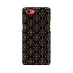 Block Print Black Symmetry   ---   Apple XioMi RealMe Oppo Vivo - Mobile Back Cover