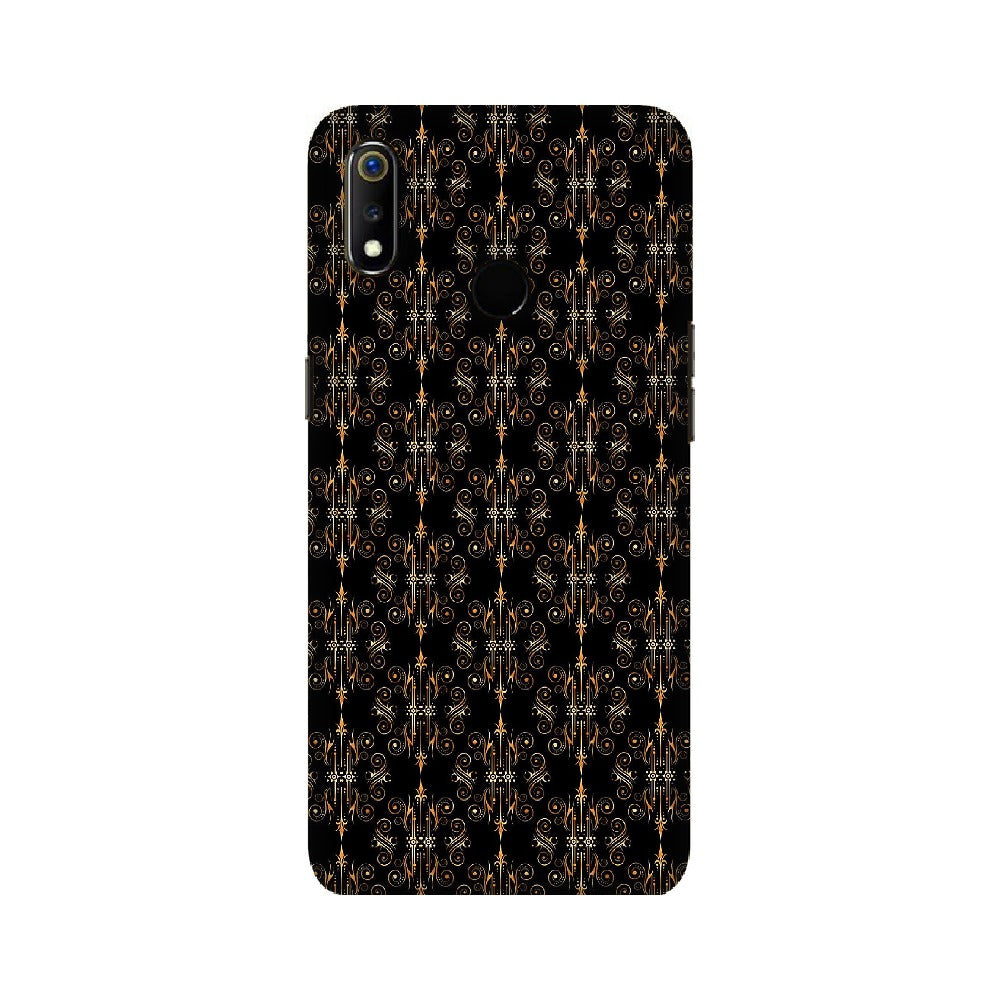 Block Print Black Symmetry   ---   Apple XioMi RealMe Oppo Vivo - Mobile Back Cover