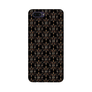 Block Print Black Symmetry   ---   Apple XioMi RealMe Oppo Vivo - Mobile Back Cover