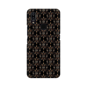 Block Print Black Symmetry   ---   Apple XioMi RealMe Oppo Vivo - Mobile Back Cover