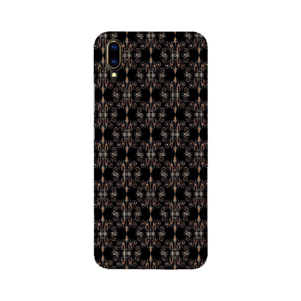 Block Print Black Symmetry   ---   Apple XioMi RealMe Oppo Vivo - Mobile Back Cover