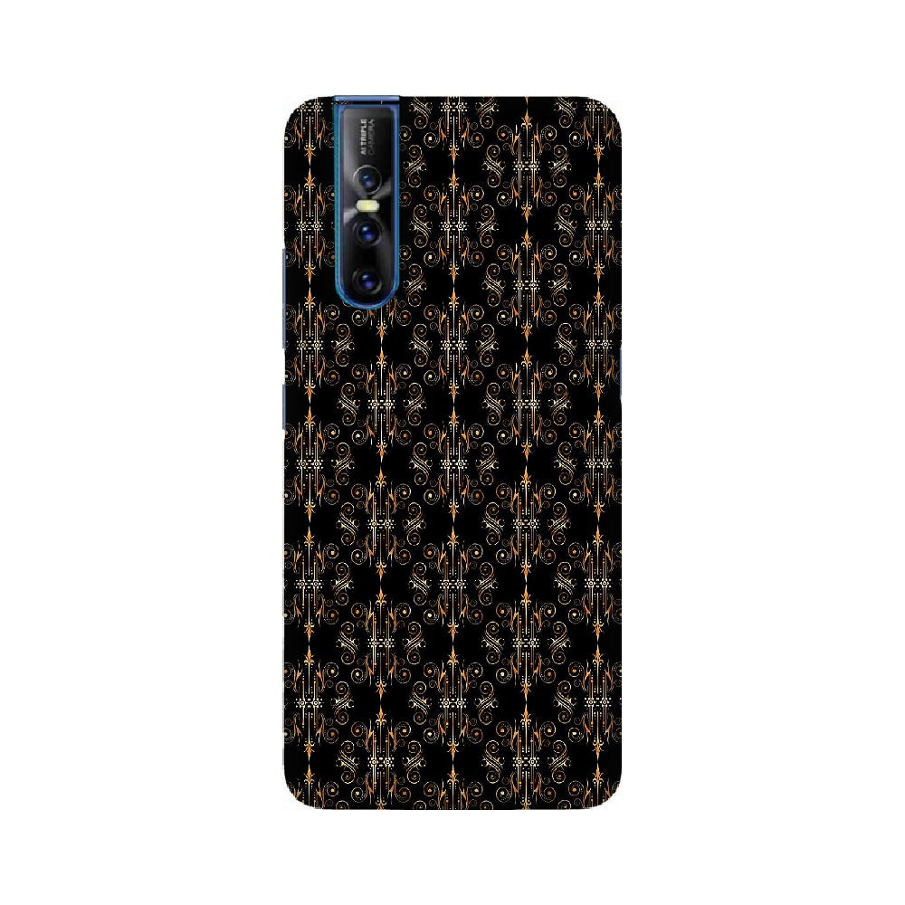 Block Print Black Symmetry   ---   Apple XioMi RealMe Oppo Vivo - Mobile Back Cover