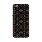 Block Print Black Symmetry   ---   Apple XioMi RealMe Oppo Vivo - Mobile Back Cover