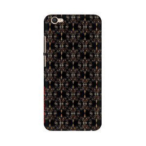 Block Print Black Symmetry   ---   Apple XioMi RealMe Oppo Vivo - Mobile Back Cover