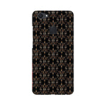 Block Print Black Symmetry   ---   Apple XioMi RealMe Oppo Vivo - Mobile Back Cover