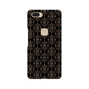 Block Print Black Symmetry   ---   Apple XioMi RealMe Oppo Vivo - Mobile Back Cover