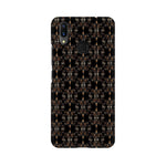 Block Print Black Symmetry   ---   Apple XioMi RealMe Oppo Vivo - Mobile Back Cover