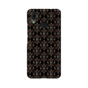 Block Print Black Symmetry   ---   Apple XioMi RealMe Oppo Vivo - Mobile Back Cover