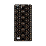 Block Print Black Symmetry   ---   Apple XioMi RealMe Oppo Vivo - Mobile Back Cover