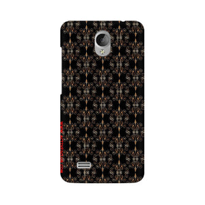 Block Print Black Symmetry   ---   Apple XioMi RealMe Oppo Vivo - Mobile Back Cover